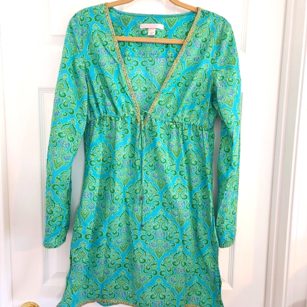 Victoria's Secret M/L Coverup Dress BoHo Beach Tropical Cruise Vacation